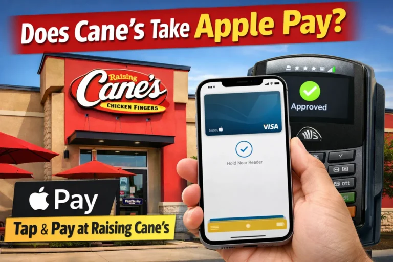 Does Cane’s Take Apple Pay