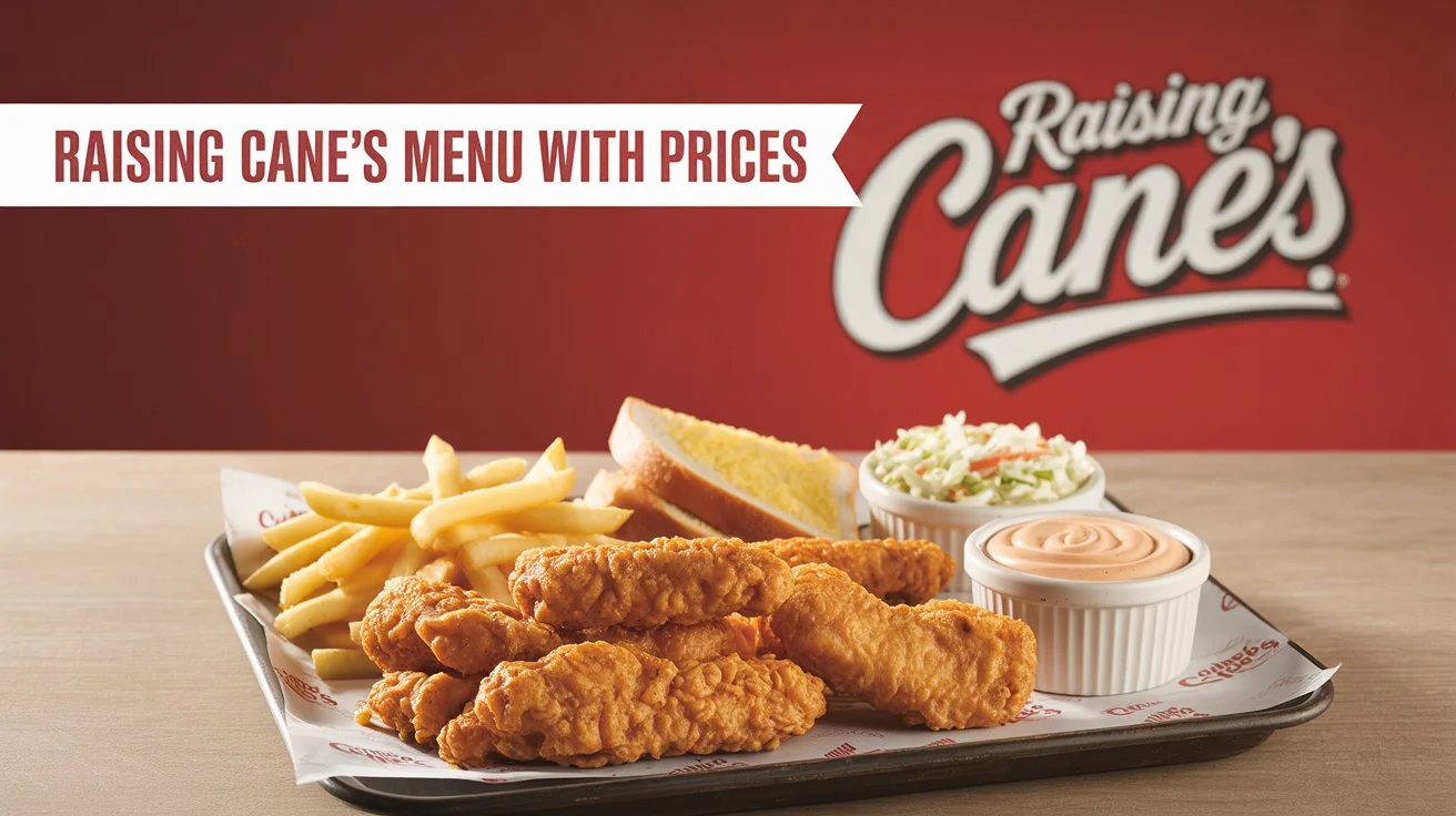 Canes Menu.pdf Raising Cane's Menu with Prices, Calories and Deals 2026