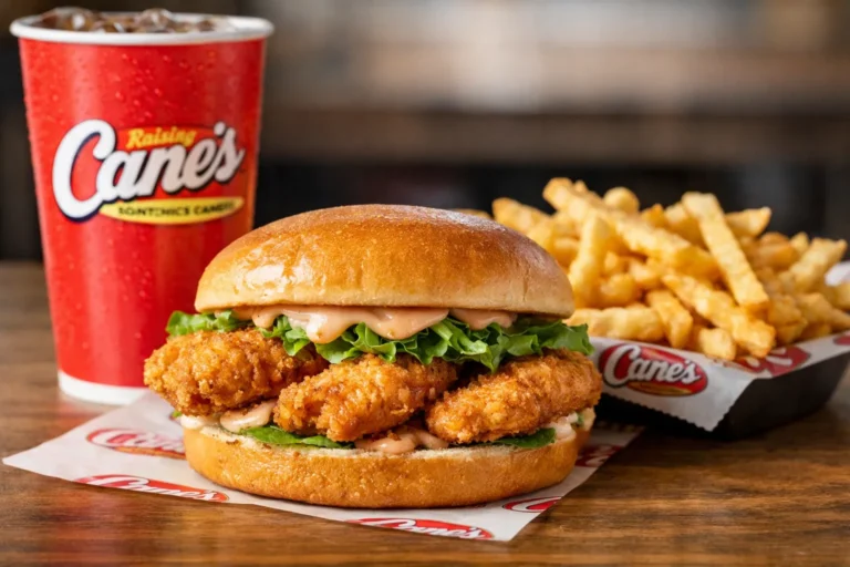 Cane’s Sandwich Combo Price & Calories