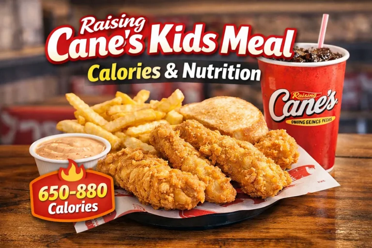Cane’s Kids Meal Calories