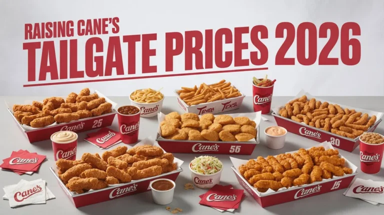 Raising Cane's Tailgate Prices