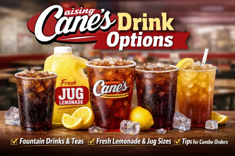 Raising Cane’s drinks
