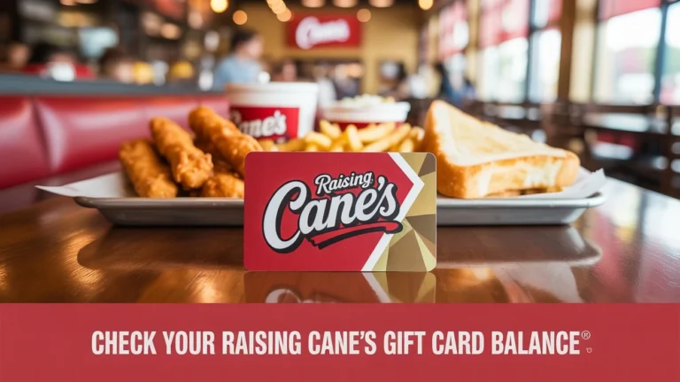 Raising Cane’s gift card balance